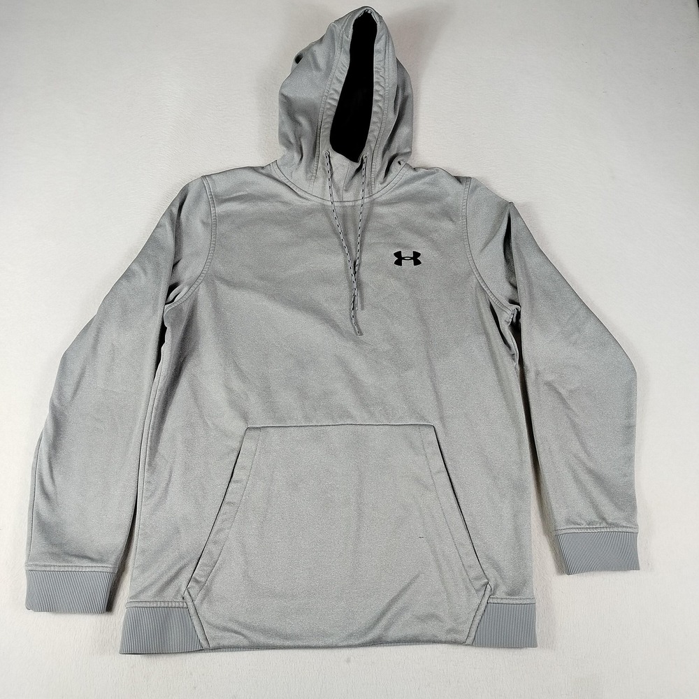 Under Armour Hoodie Mens Medium ColdGear Loose Pullover Sweatshirt Pocket 132074